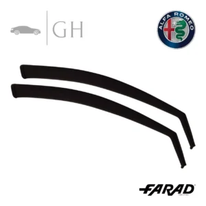 FARAD - SET 2 DEFLETTORI ARIA ANTIVENTO / ANTIPIOGGIA FUME' A. R. GIULIA 2019 -  1-12.657