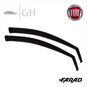 FARAD - SET 2 DEFLETTORI ARIA ANTIVENTO / ANTIPIOGGIA FIAT 500 2010 - 12.517