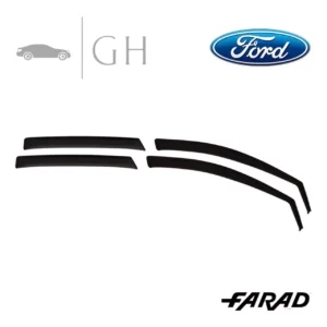 FARAD - SET 4 DEFLETTORI ARIA ANTIVENTO / ANTIPIOGGIA FUME' FORD FIESTA VI 2012 - 1-16.034