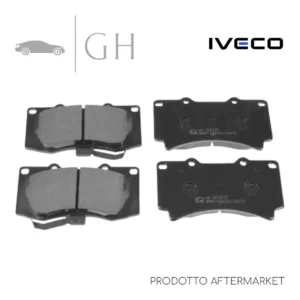 LPR - KIT PASTIGLIE / PATTINI / PASTICCHE FRENO ANT IVECO DAILY (II) - 05P499