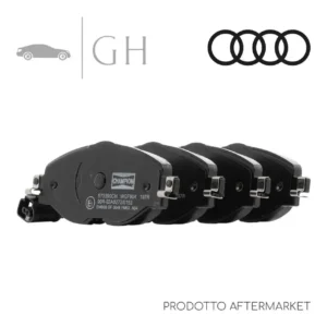 CHAMPION - KIT PASTIGLIE / PATTINI / PASTICCHE FRENO ANT. AUDI A3 8V SPORTBACK - 573390CH